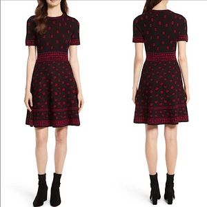 kate spade Red Poppy Sweater Knit Dress